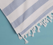 Pale Blue Striped Towel